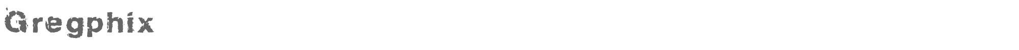 Gregphix Gregphix.ttf font preview