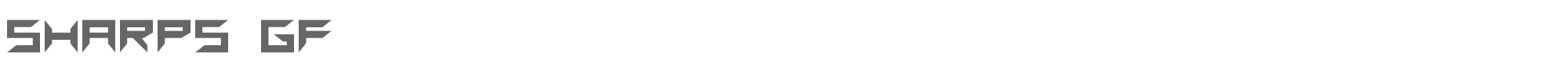 Sharps GF SharpsGF.ttf font preview