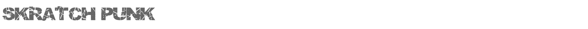 Skratch Punk Skratch_Punk.ttf font preview