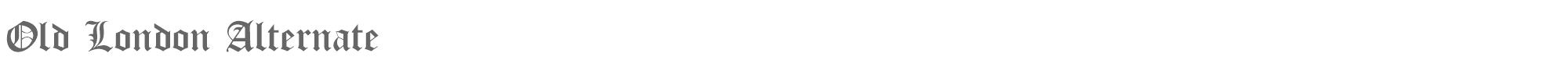 Old London Olondona.otf font preview