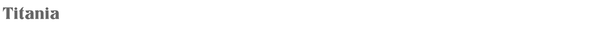 Titania Titania-Regular.ttf font preview