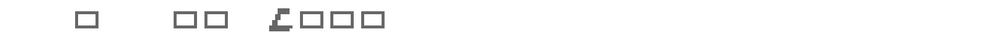 Sample characters Galactic Mini Font