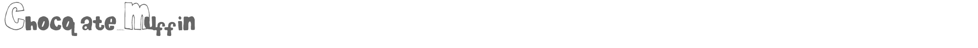 Chocolate Muffin Chocolate_Muffin.ttf font preview