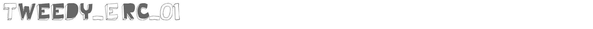 Tweedy Erc 01 Tweedy_erc_01.ttf font preview