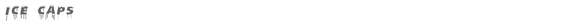 Ice Caps IceCaps.ttf font preview