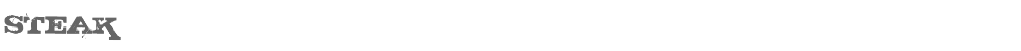 Steak STEAK.ttf font preview