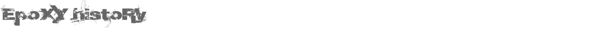 Epoxy History EpoXY_histoRy.ttf font preview