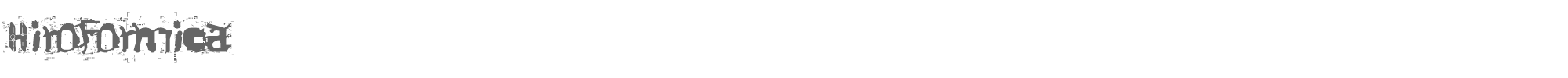 Hiroformica hiroformica.otf font preview