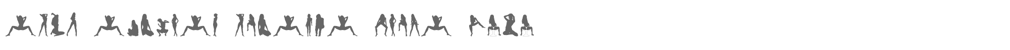 Sample characters Sexy Spanish Erasmus Girls Font