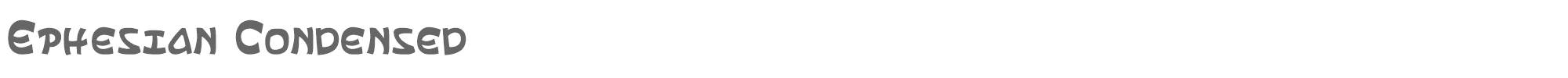 Ephesian ephesianc.ttf font preview