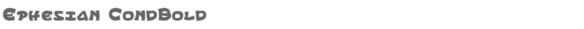 Ephesian ephesiancb.ttf font preview