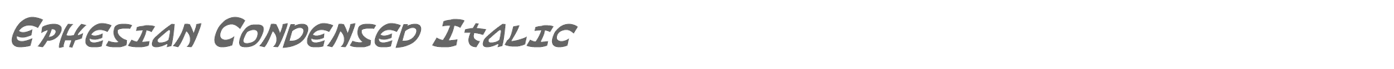 Ephesian ephesianci.ttf font preview