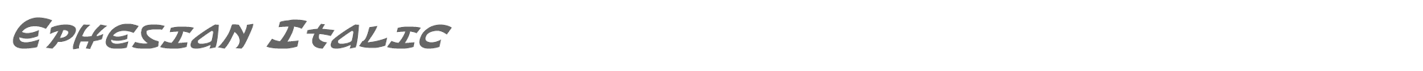Ephesian ephesiani.ttf font preview