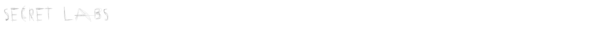 Sample characters Secret Labs Font