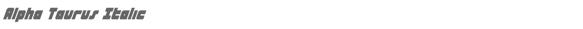 Alpha Taurus ataurusi.ttf font preview