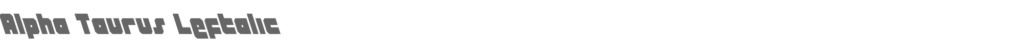 Alpha Taurus ataurusl.ttf font preview