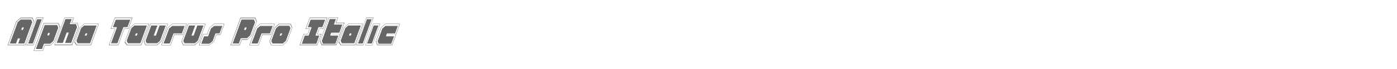 Alpha Taurus atauruspi.ttf font preview