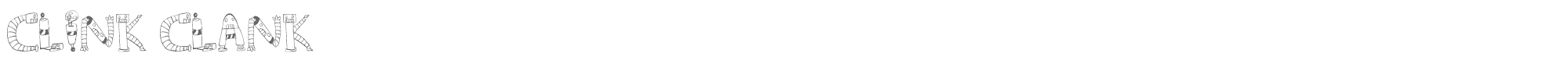 Clink Clank ClinkClank.ttf font preview
