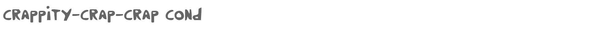 Crappity Crap Crap crappityc.ttf font preview