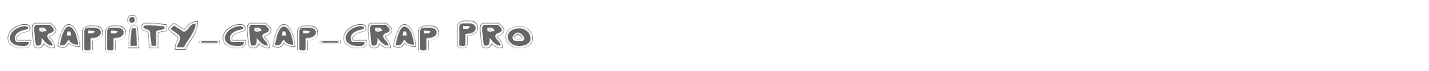 Crappity Crap Crap crappityp.ttf font preview