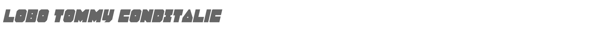 Lobotommy lobotommyci.ttf font preview