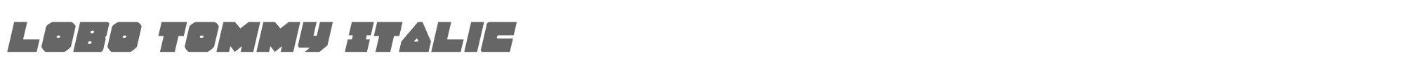 Lobotommy lobotommyi.ttf font preview