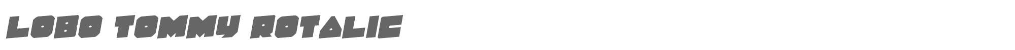 Lobotommy lobotommyr.ttf font preview