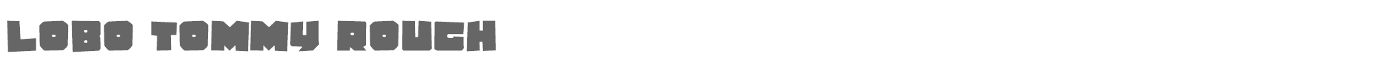 Lobotommy lobotommyrou.ttf font preview