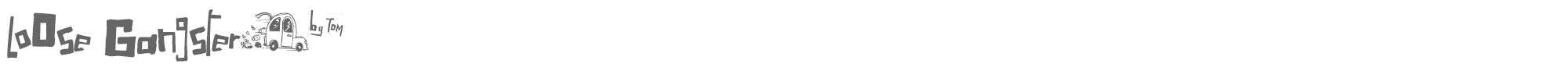 LoOse Gangster mafia.ttf font preview
