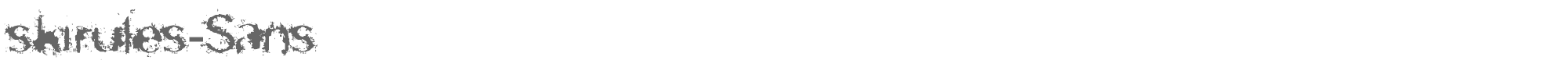 Skirules Sans skirules-Sans.ttf font preview
