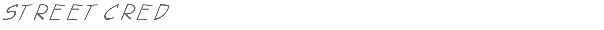 Steet Cred streetcreditall.ttf font preview