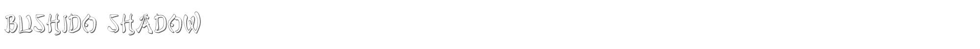 Bushido bushidos.ttf font preview