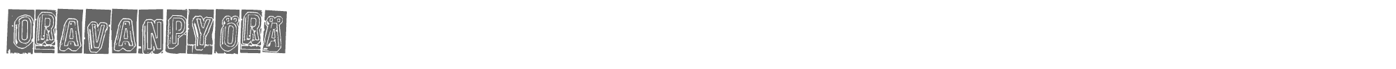 Oravanpyörä Oravanpyora.ttf font preview