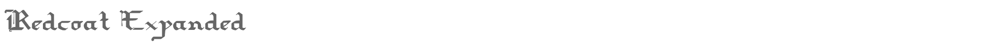 Redcoat redcoate.ttf font preview