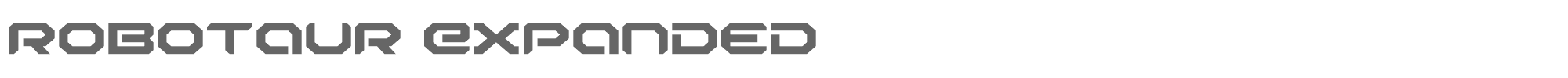 Robotaur robotaure.ttf font preview