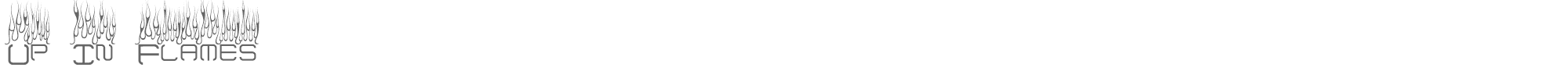 Up In Flames Up_In_Flames.ttf font preview