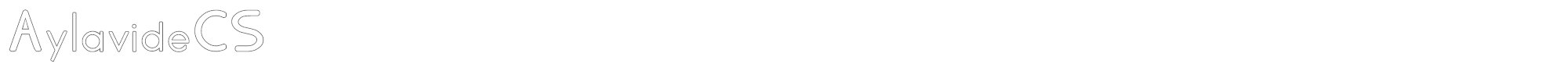 Ayla AylavideCS.ttf font preview