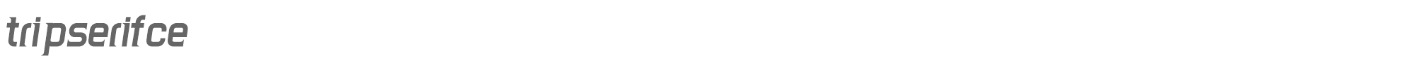 TripSerif CE TripSerifCE_BoldItalic.ttf font preview