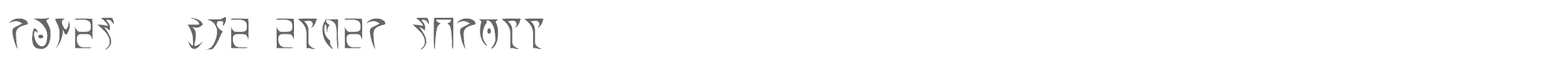 Sample characters Runes - The elder scroll Font
