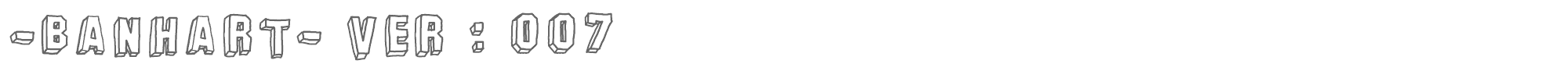 Banhart -banhart-ver07_erc_2008.ttf font preview