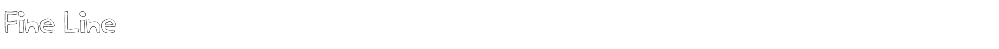 Fine Line Fine_Line.ttf font preview