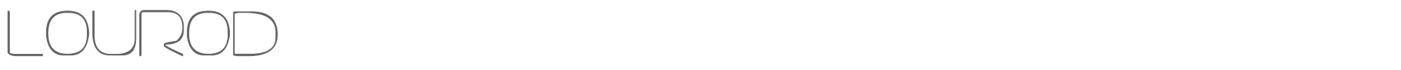 Sample characters Lourod Font