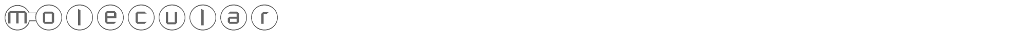 Molecular Molecular.ttf font preview