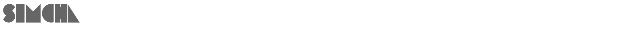 Sample characters Simcha Font
