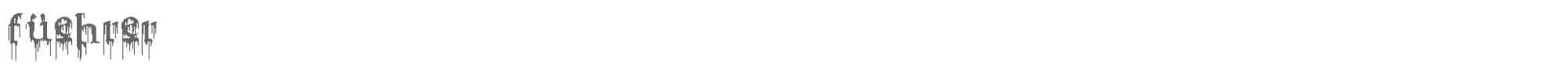 Fuehrer fuehrer.ttf font preview