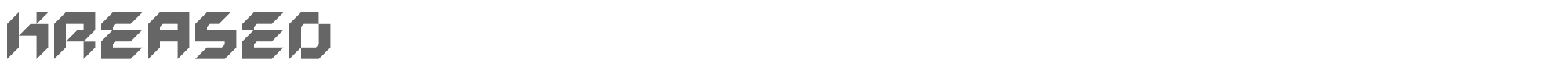 Kreased kreased.ttf font preview