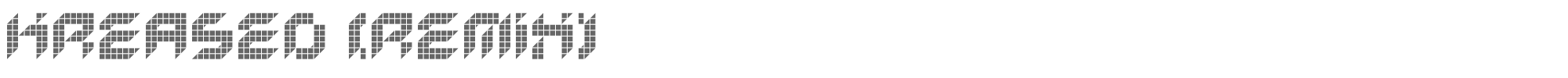 Kreased kreased_remix.ttf font preview