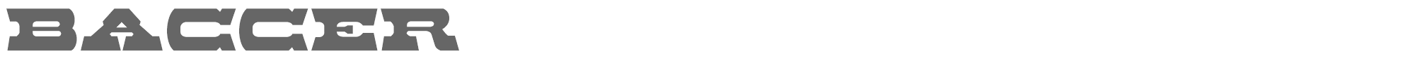 Baccer Baccer.ttf font preview