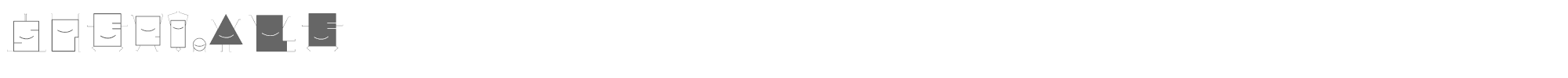 Sample characters Speci.ALE Font