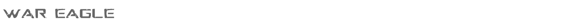 War Eagle wareagle.ttf font preview